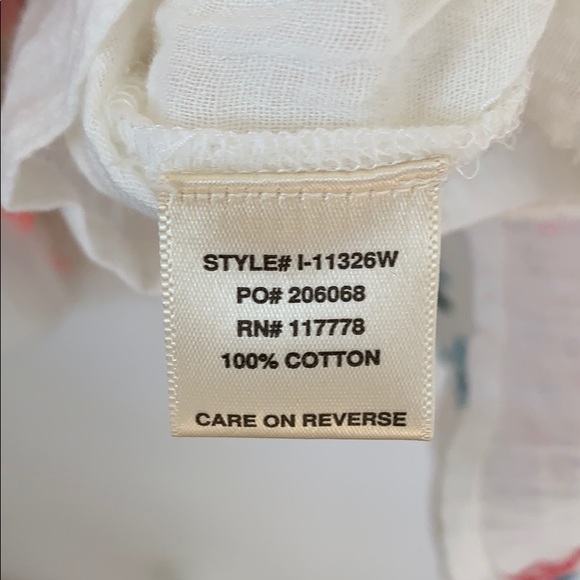 Lovestitch | Embroidered Rainbow Peasant Top πΊ - Picture 6 of 6